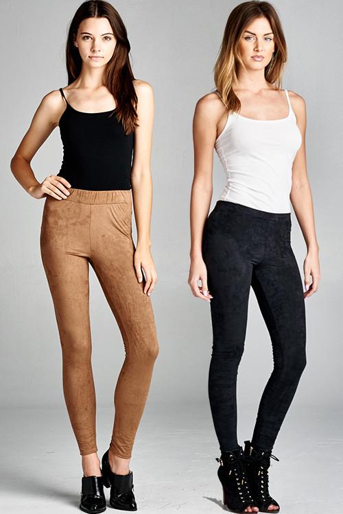 Black Faux Suede Leggings Shop Simply Me Boutique