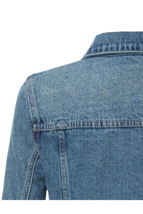 Vintage Distressed Blue Jean Denim Jacket Shop Simply Me Boutique