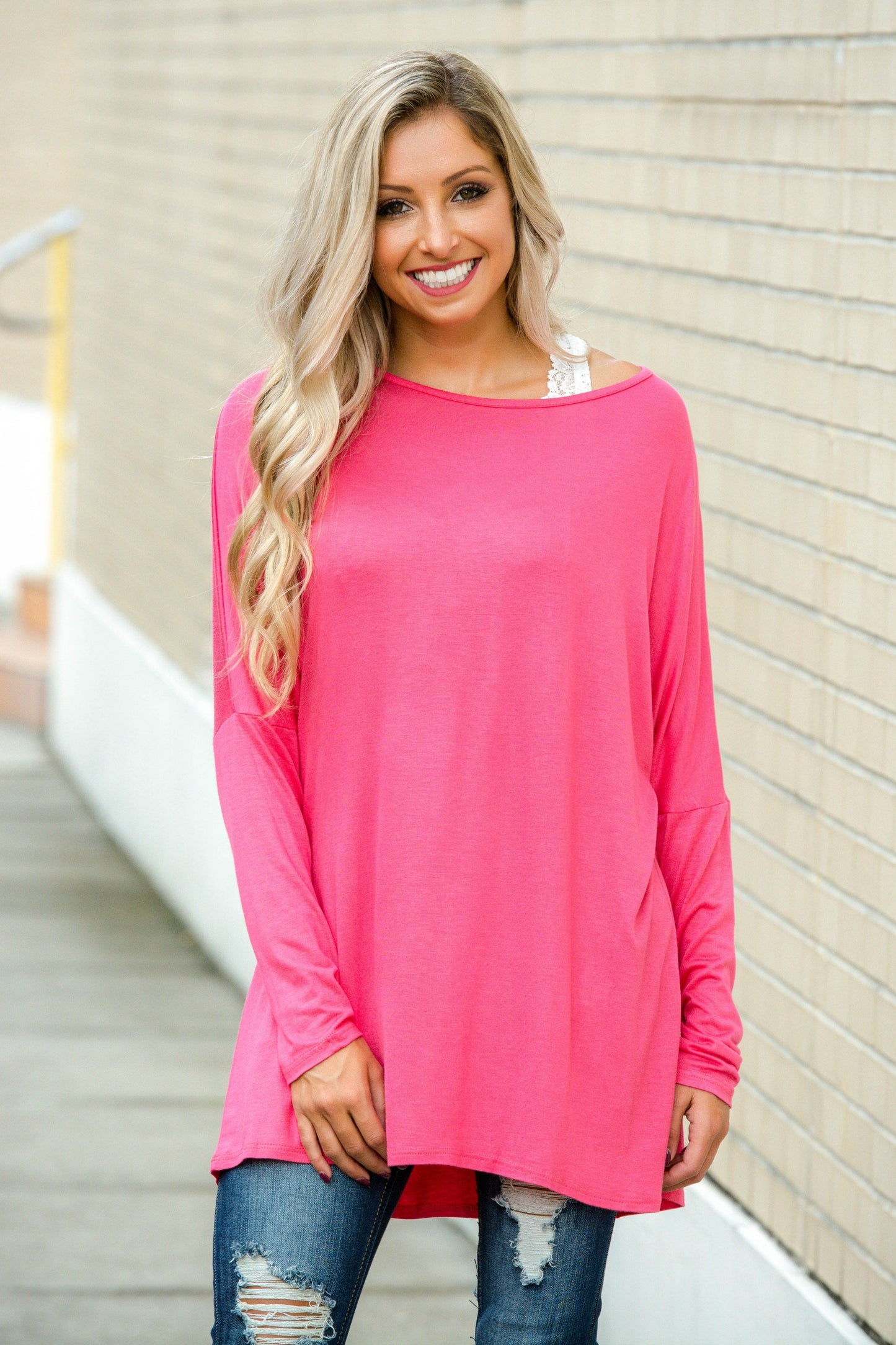 High Hopes Candy Pink Tunic