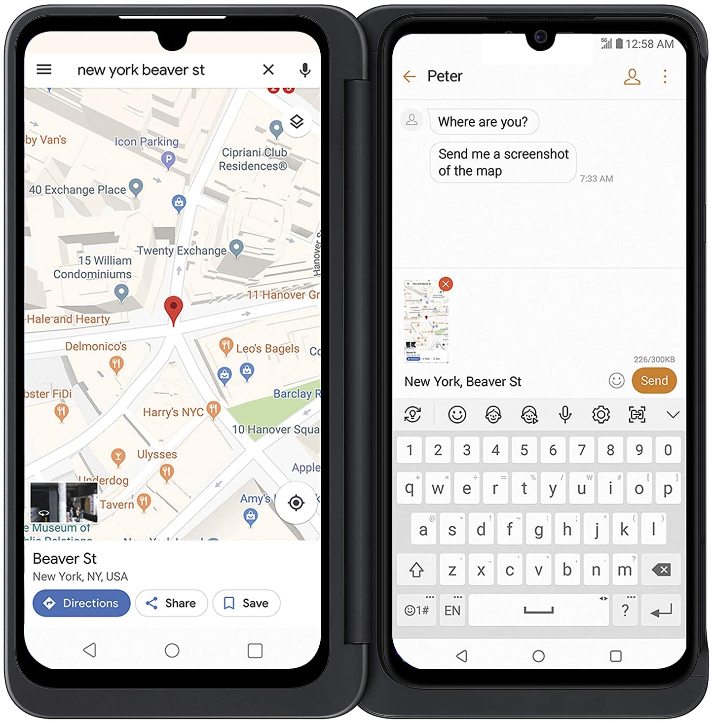 Copy of LG G8X | Dual Screen (Aurora Black, Dual OLED Screens)