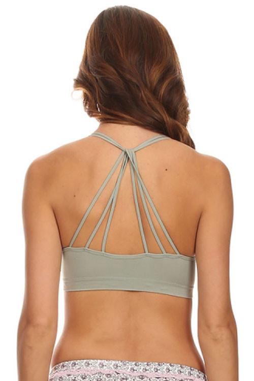 Pop of Color Bra Top Strappy Shop Simply Me Boutique Shop SMB