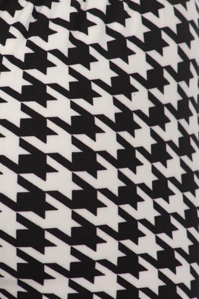 Black and White Houndstooth Soft Leggings  Simply Me Boutique SMB