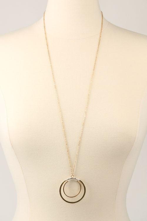 Long Pendant Necklace Gold Silver Shop Simply Me Boutique Shop SMB