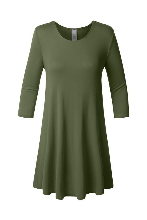 My Everything Olive Tunic Top Shop Simply Me Boutique Shop SMB