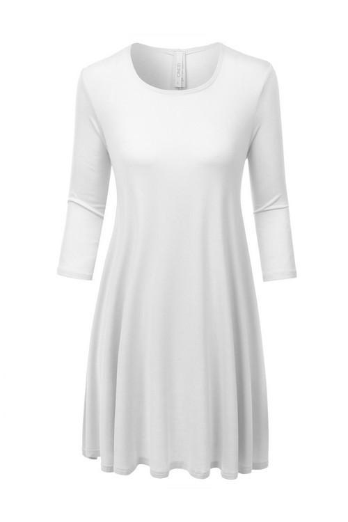 My Everything white Tunic Dress Shop Simply Me Boutique Shop SMB