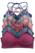 Pop of Color Bra Top Strappy Shop Simply Me Boutique Shop SMB