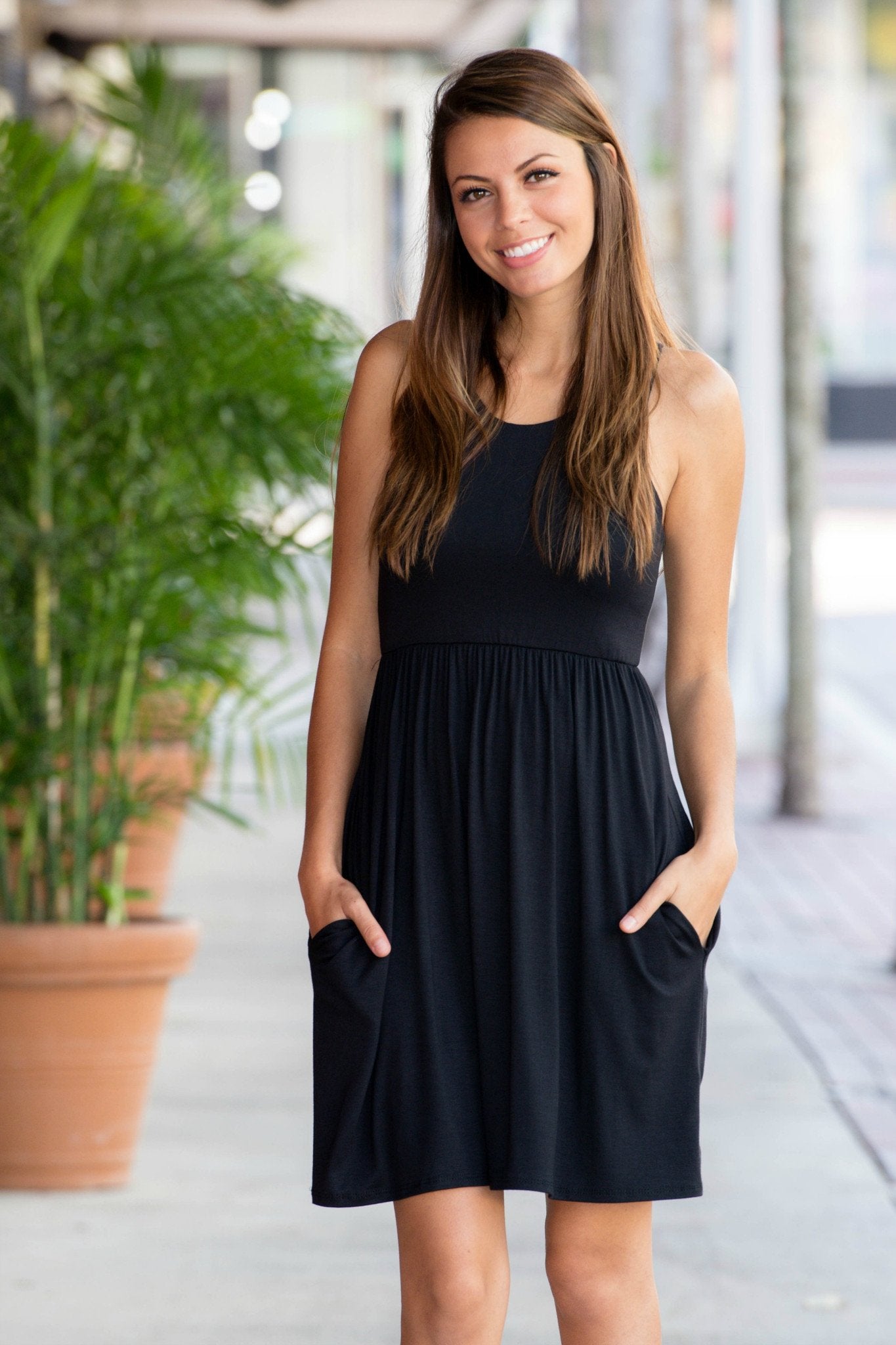 Classic Black Racerback Sundress Shop Simply Me Boutique