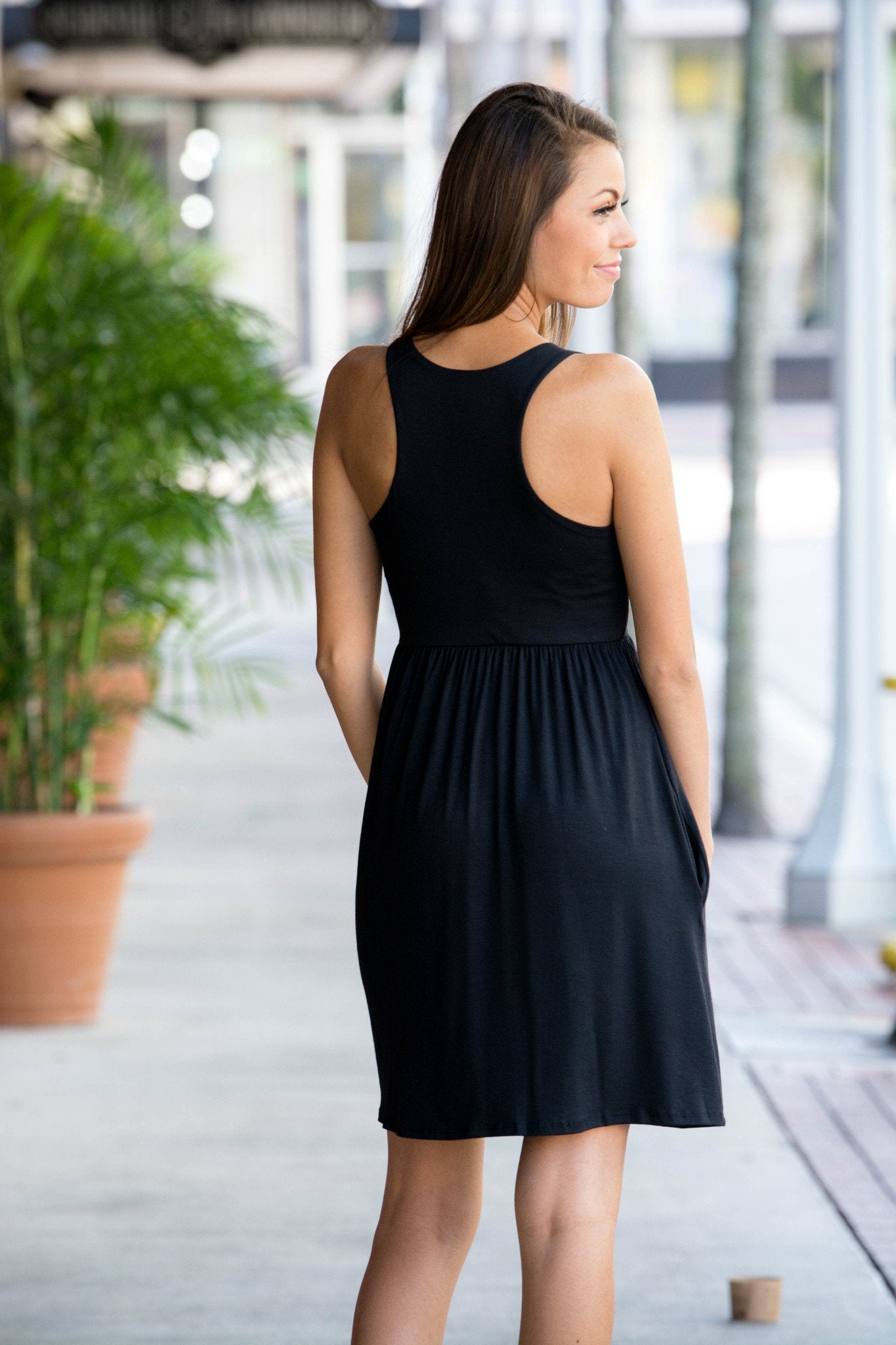 Classic Black Racerback Sundress Shop Simply Me Boutique