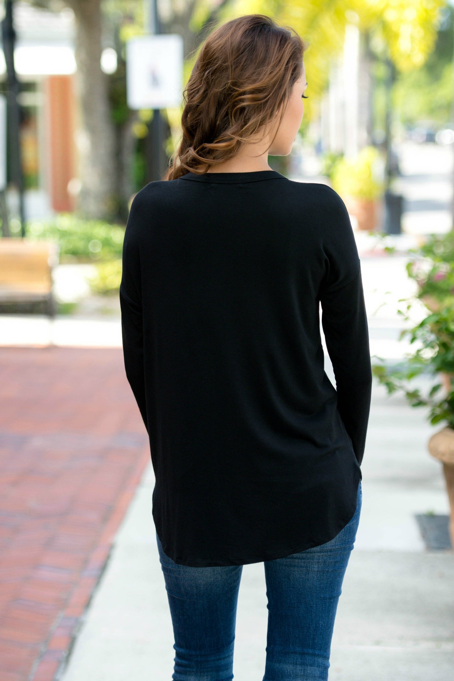 Born to Run Lace Up Black Top Shop Simply Me Boutique Shop SMB