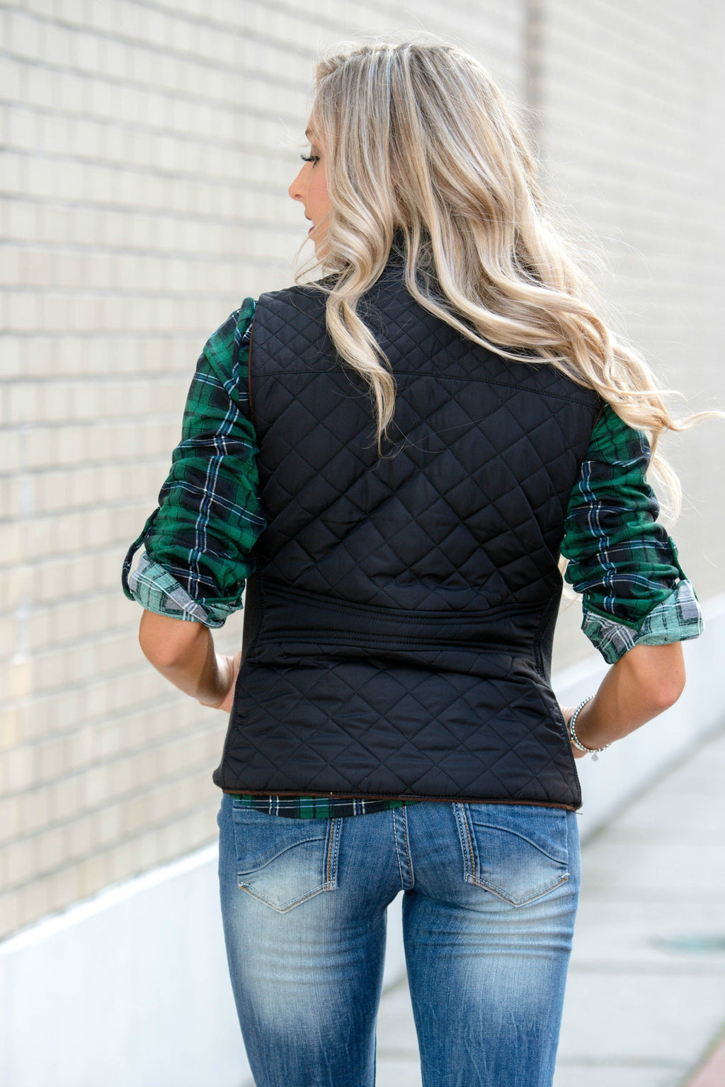 College Prep Black Quilted Vest Shop Simply Me Boutique Shop SMB