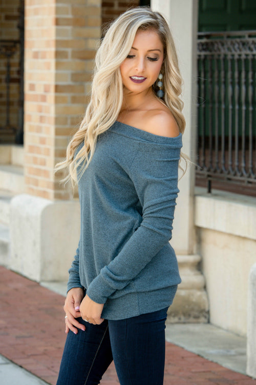 Most Requested Teal Off Shoulder Top Shop Simply Me Boutique Shop SMB