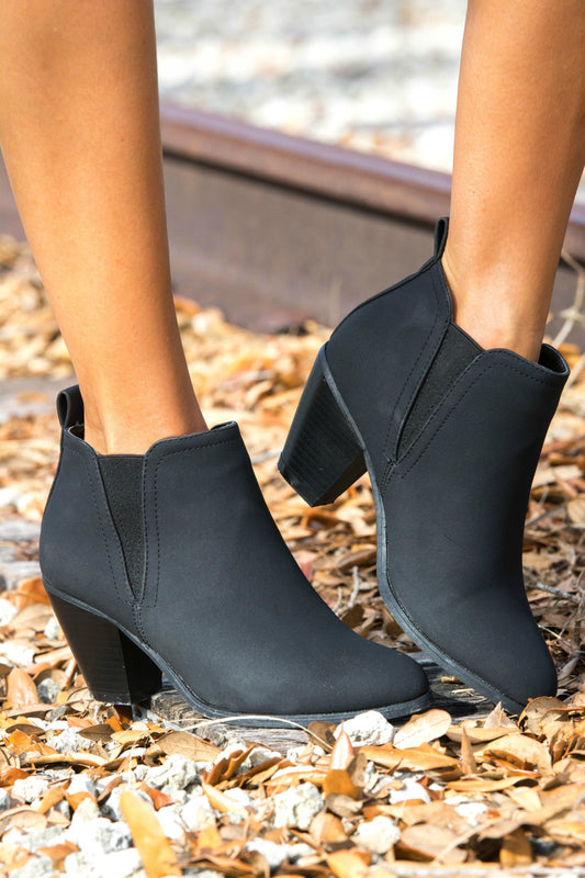 No Regrets Taupe Booties Shop Simply Me Boutique Shop SMB