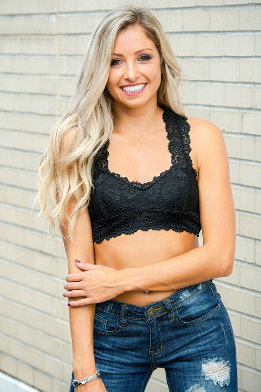Gorgeous Lace Bralettes Black Shop Simply Me Boutique Shop SMB