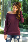 Most Requested Burgundy Off Shoulder Top Shop Simply Me Boutique