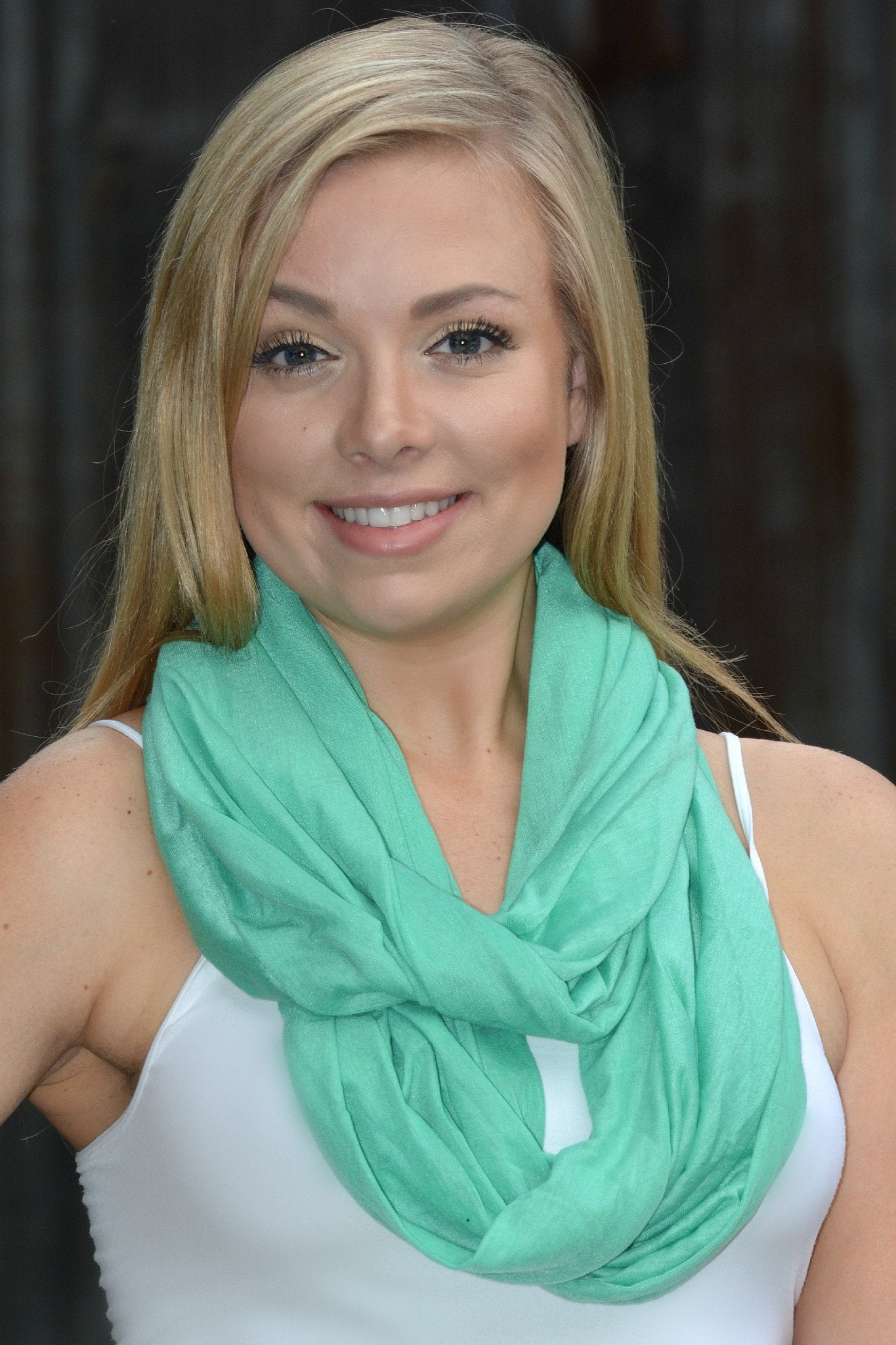 Mint Solid Infinity Scarf Shop Simply Me Boutique
