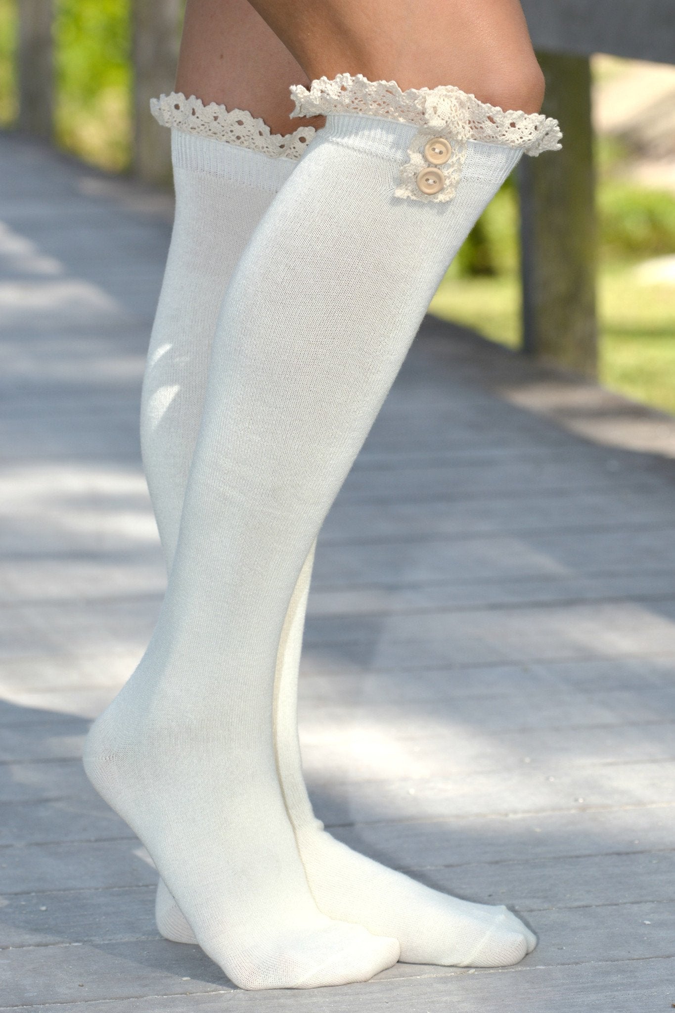 Better in Boots Ruffled Button Boot Socks Shop Simply Me 