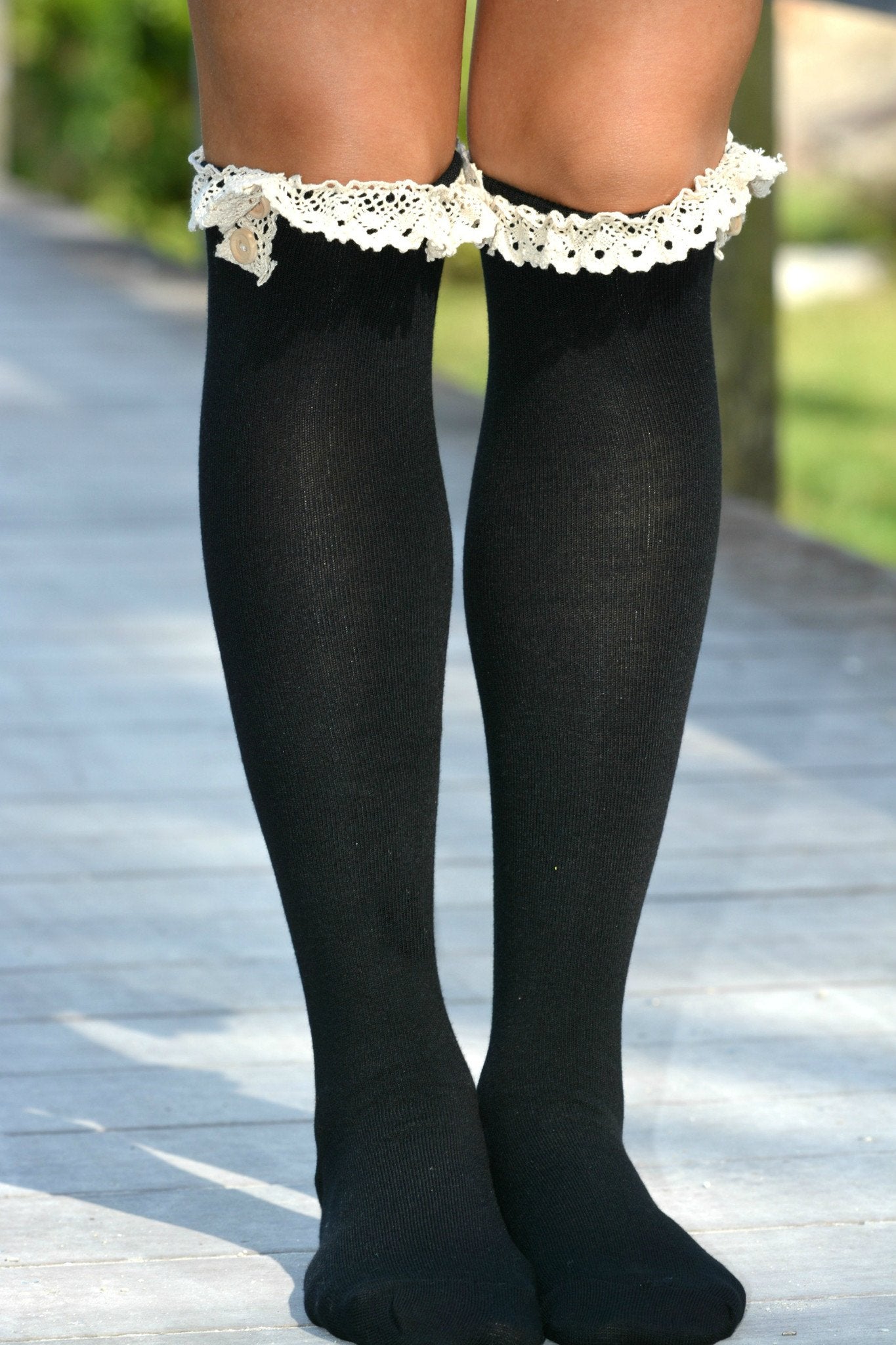 Better in Boots Ruffled Button Boot Socks Shop Simply 