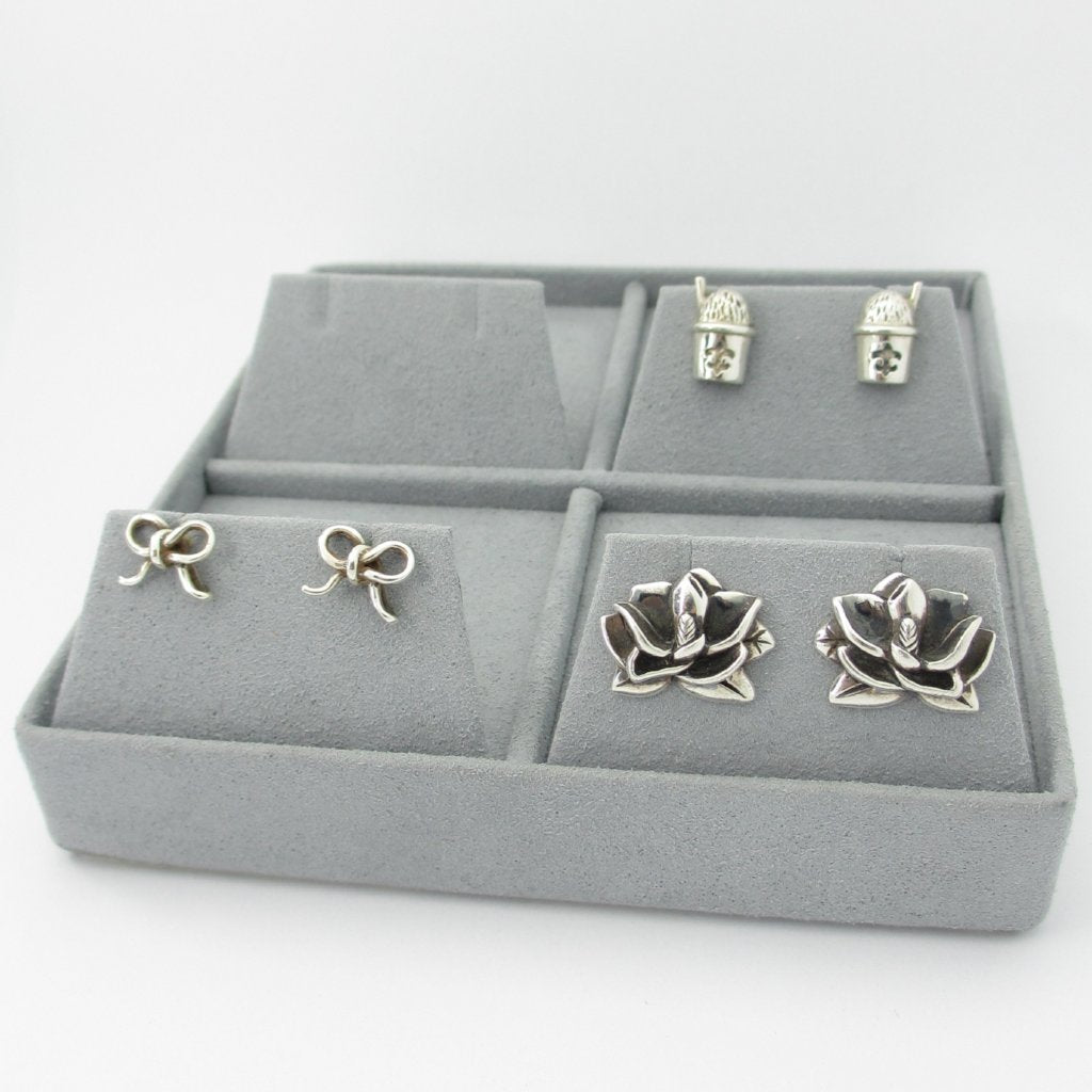 4-Pair Cufflink/Stud Earring