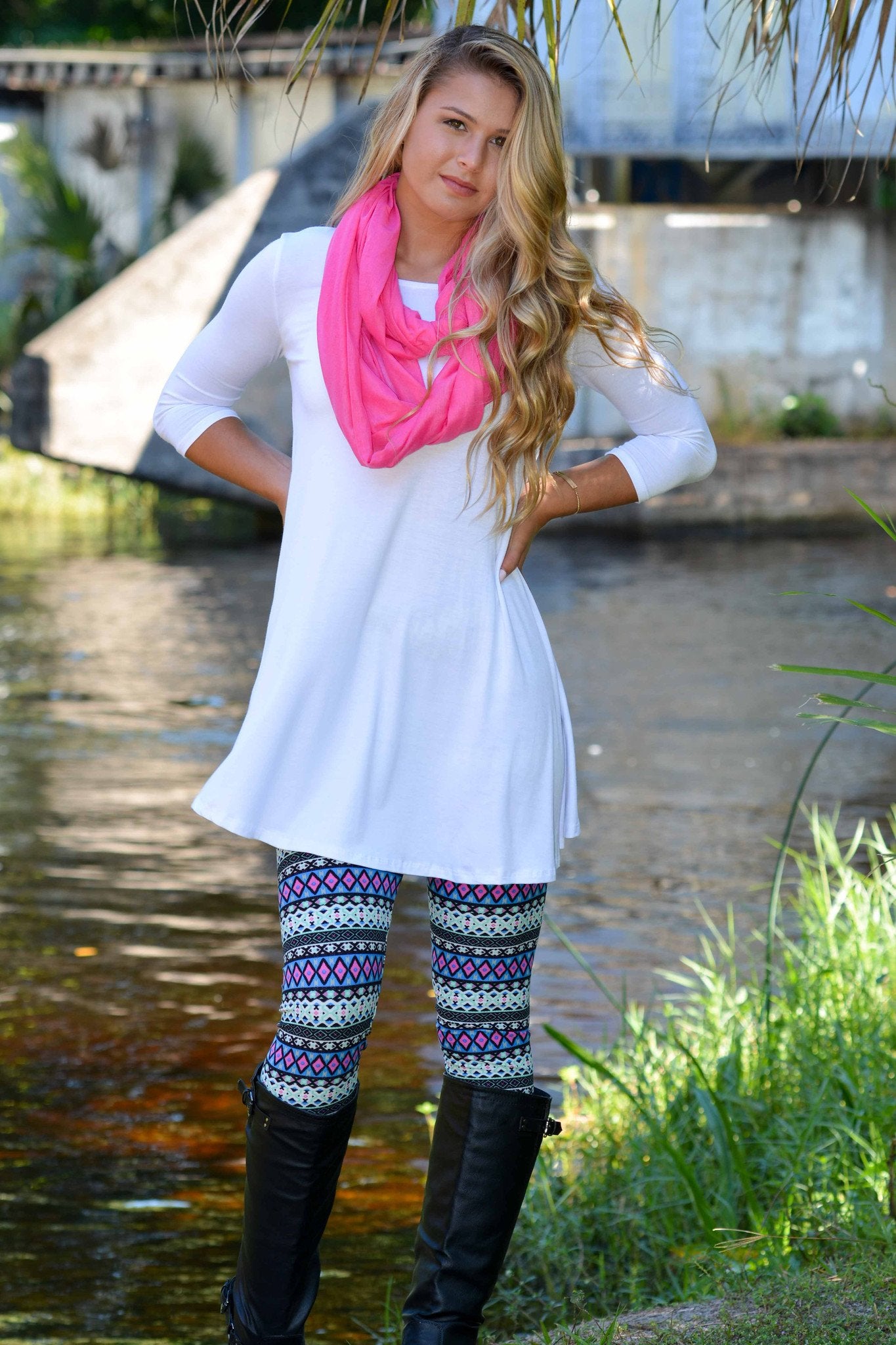 My Everything white Tunic Dress Shop Simply Me Boutique Shop SMB