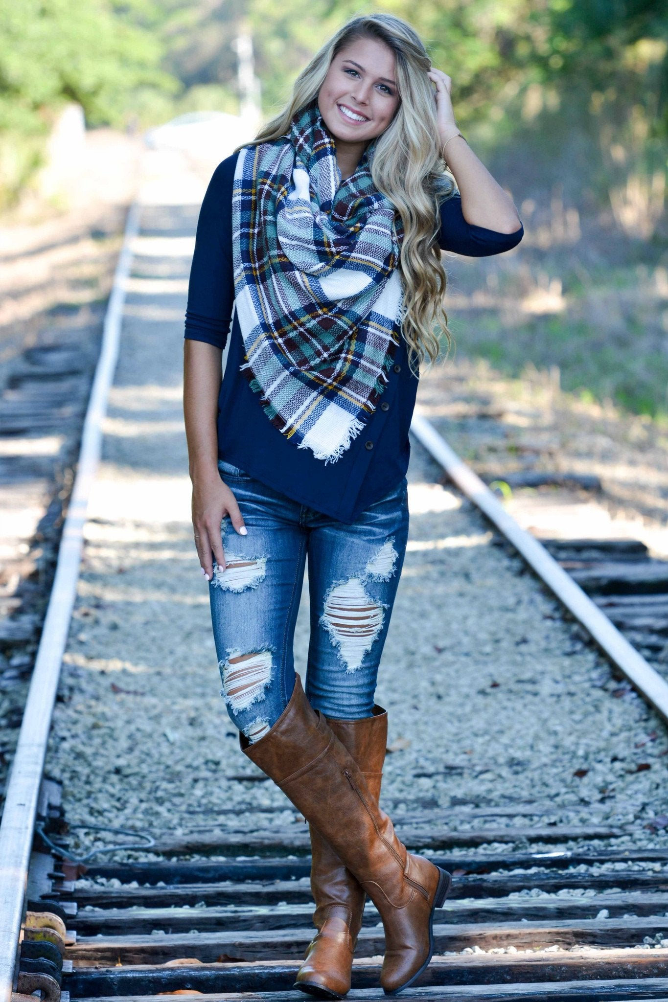 Oversized Blanket Scarf White Shop Simply Me Boutique Shop SMB