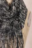 Black Tweed Scarf Soft Shop Simply Me Boutique Shop SMB