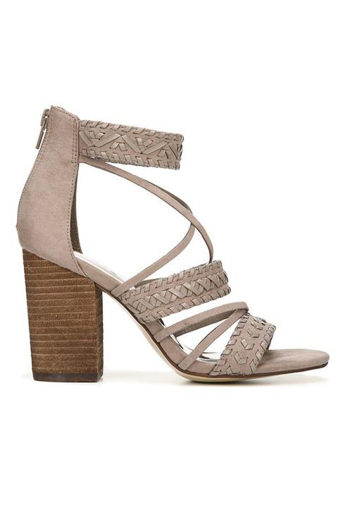 Carlos by Carlos Santana Taupe Block Heel Sandals Shop Simply Me Boutique