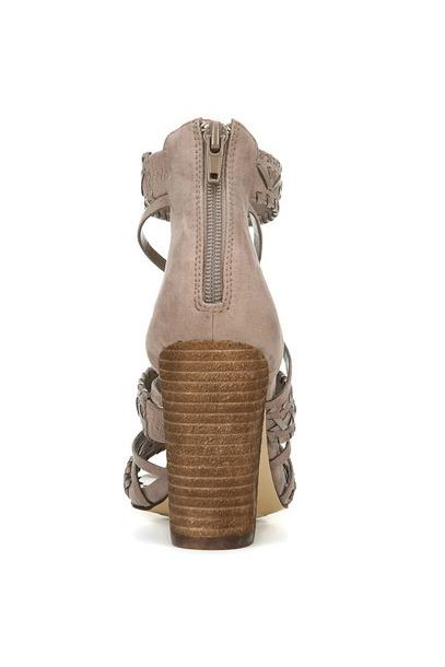 Carlos by Carlos Santana Taupe Block Heel Sandals Shop Simply Me Boutique