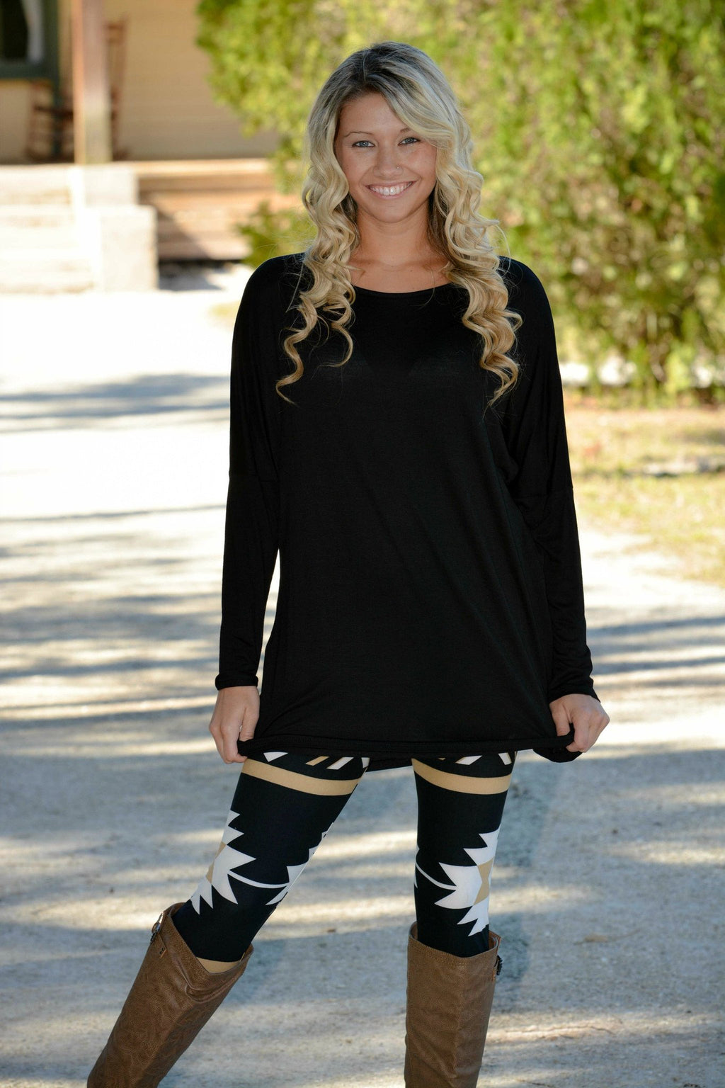 Taupe Aztec Leggings